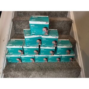 BYD DE2322 N95 Respirator Face Mask 200‎ New Masks (10 boxes of 20) Factory Seal